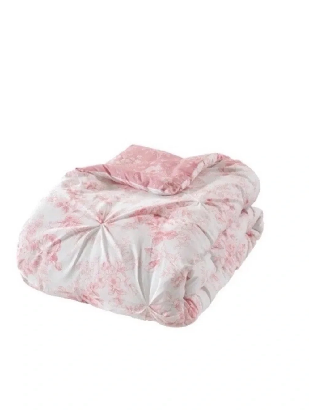 Retired Armoire Collection Pink Toile Full/Queen Reversible Comforter NWT - Picture 3 of 8